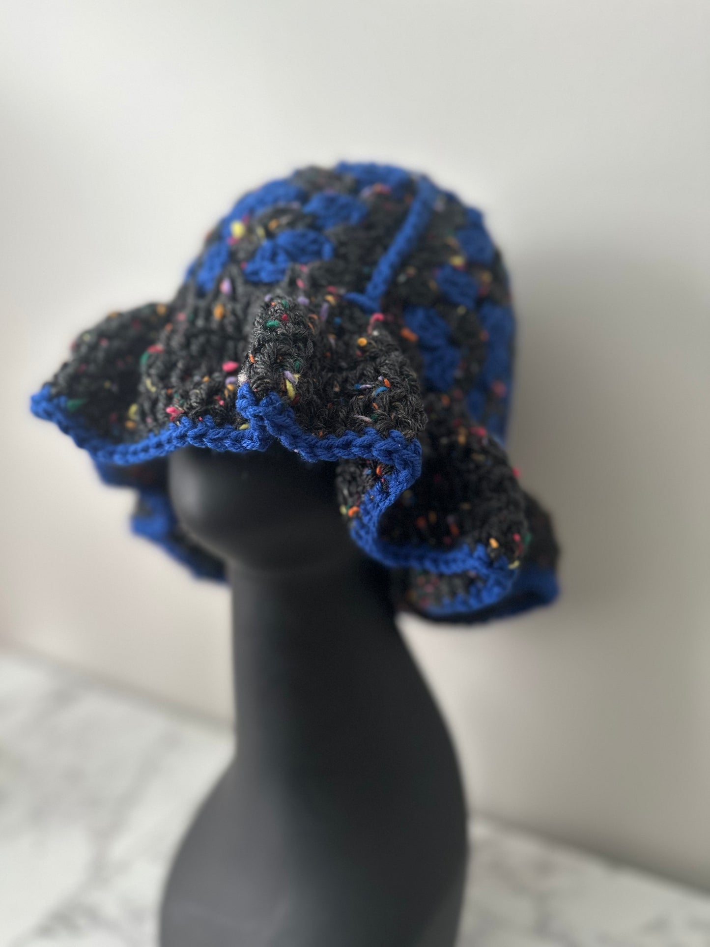 Granny square hat