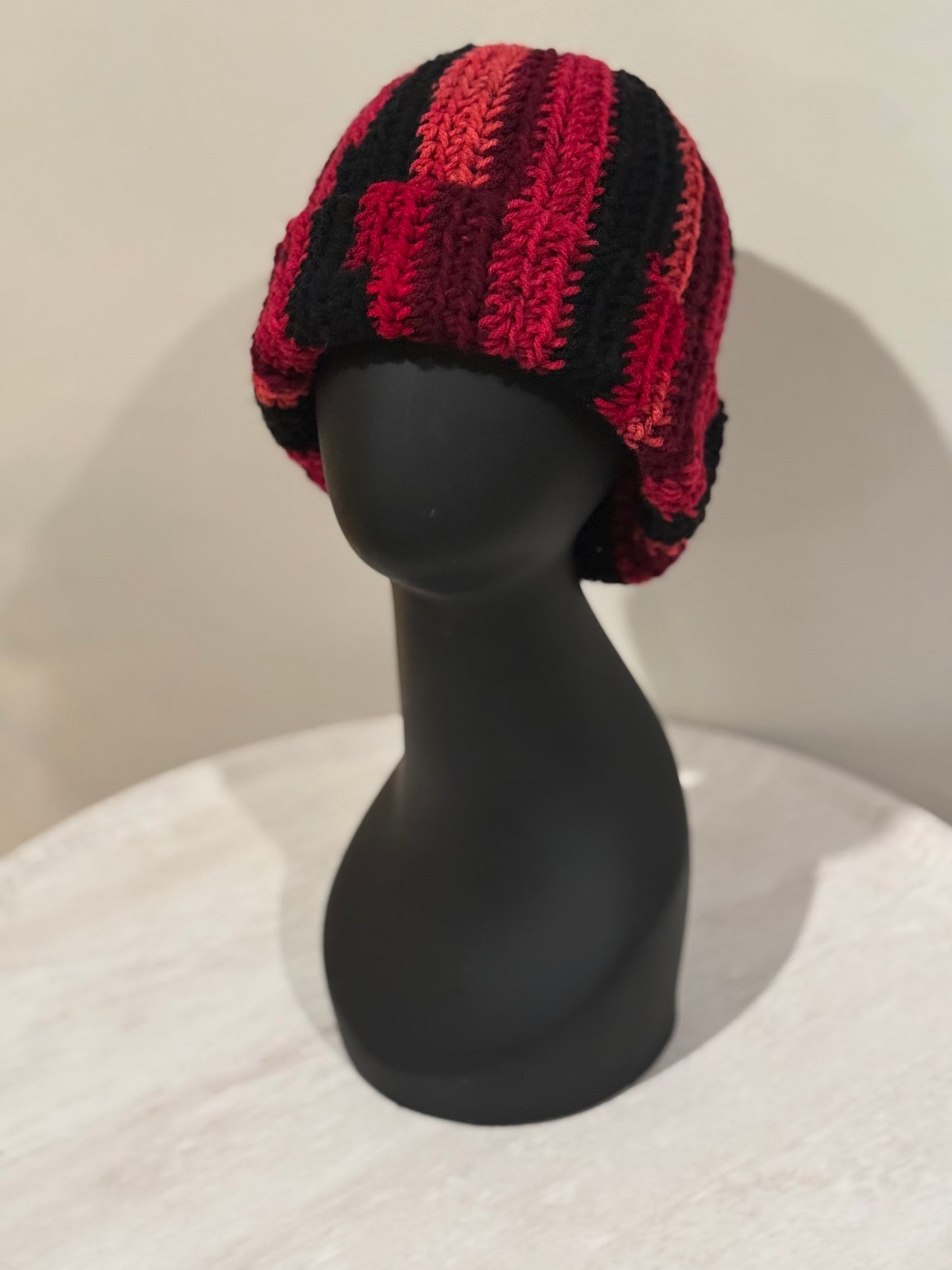 Crochet toboggan