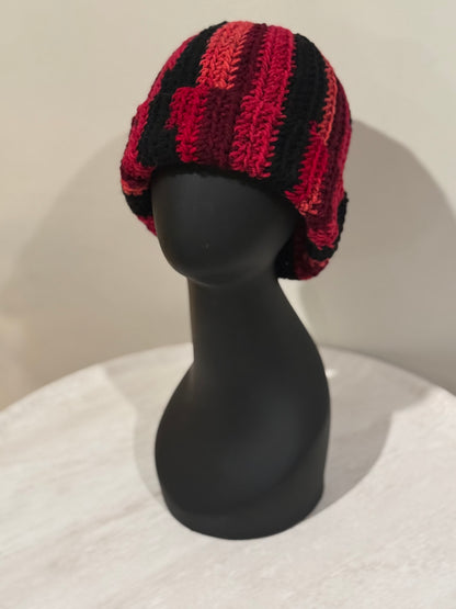 Crochet toboggan