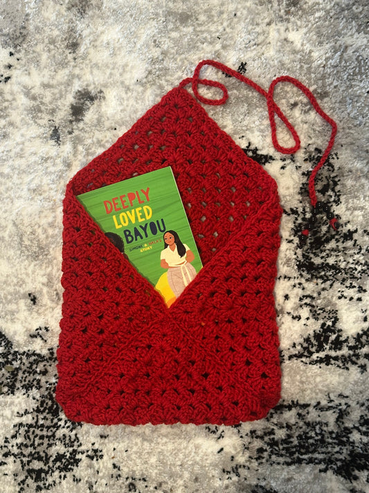 Red large book sleeve