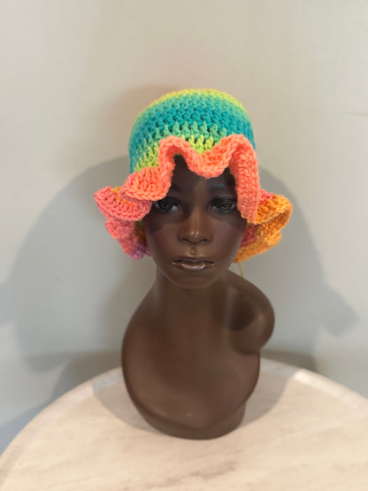Wavy Brim Hat
