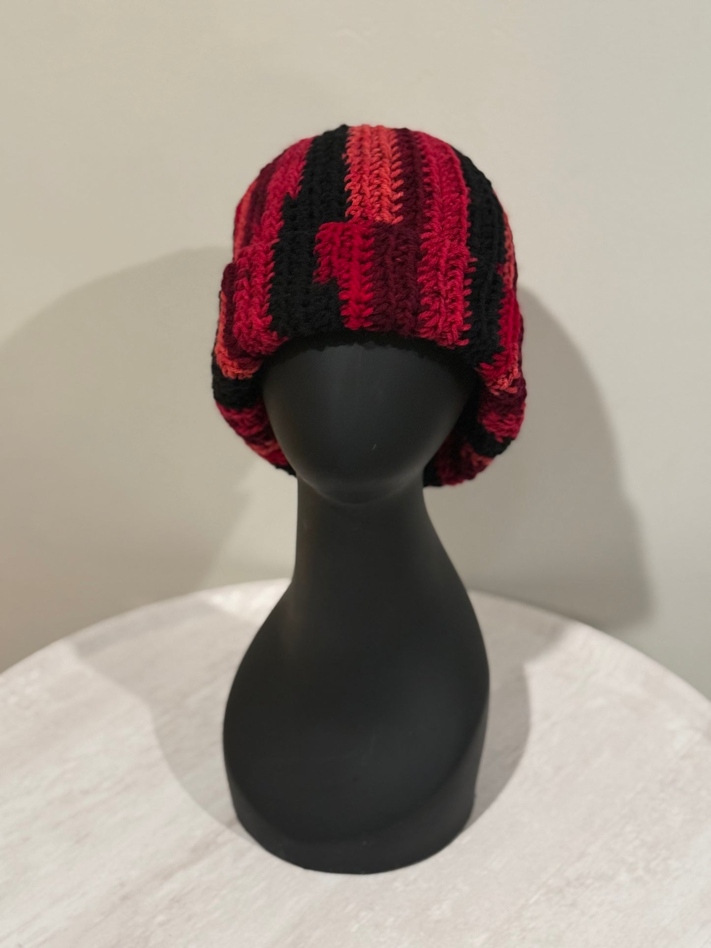 Crochet toboggan