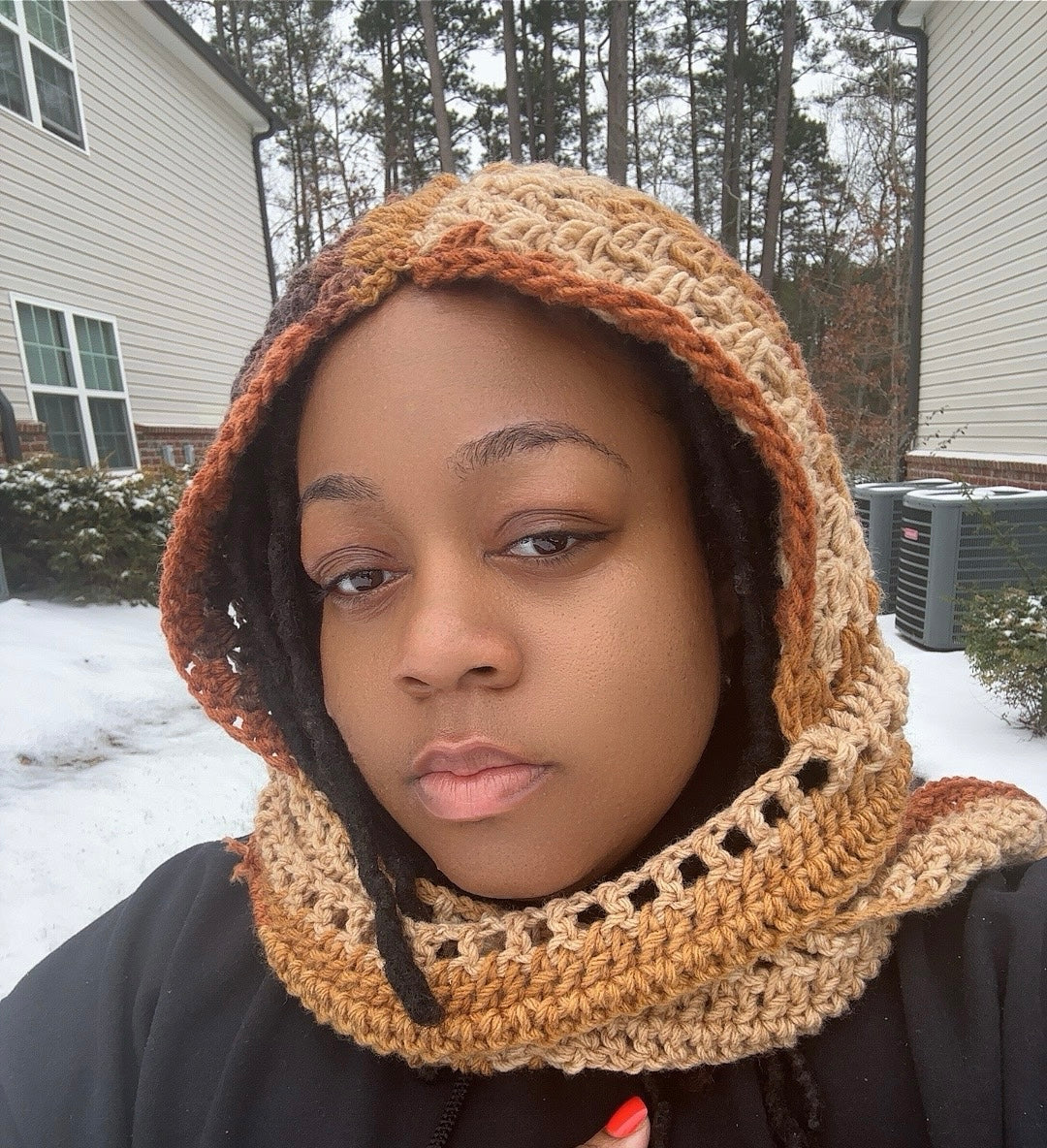 Hooded scarf