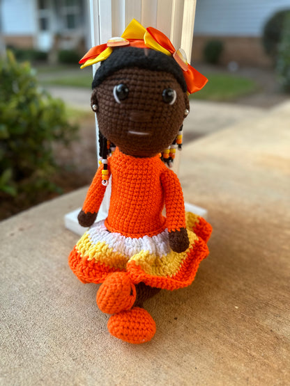 Candy corn Doll