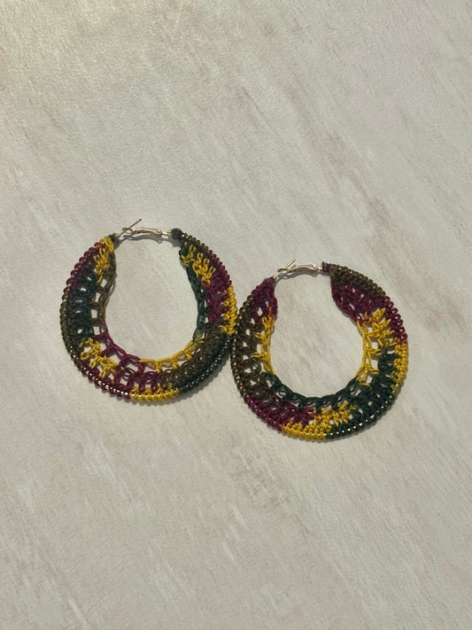 Multi color earrings