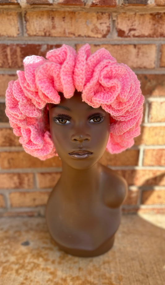 Valentines Ruffle Hat