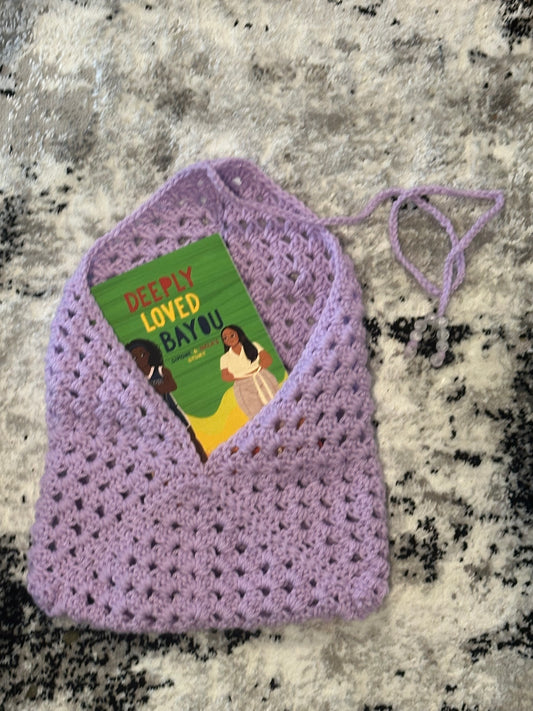 Lavender large book sleeve